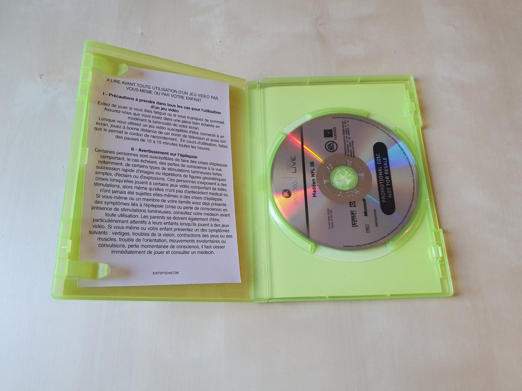 Microsoft Giochi: Madden 06 Promo – Usato da Stansstad venduto da collectorsshop 2