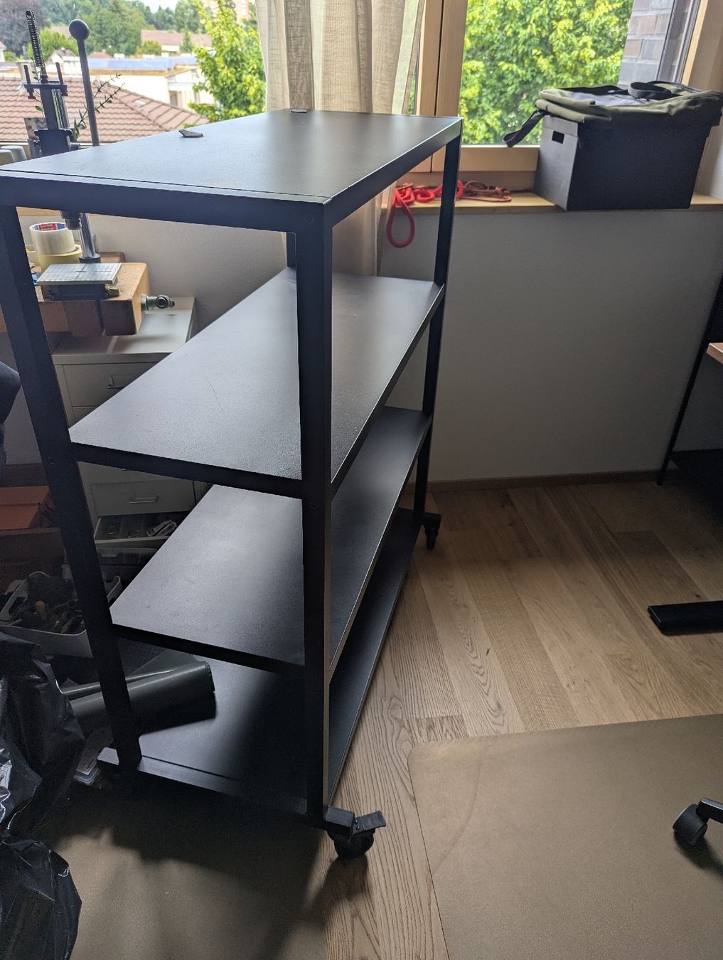 Ikea Scaffali: Metall Regal auf Rollen – Usato da Liebefeld venduto da Wunderland84