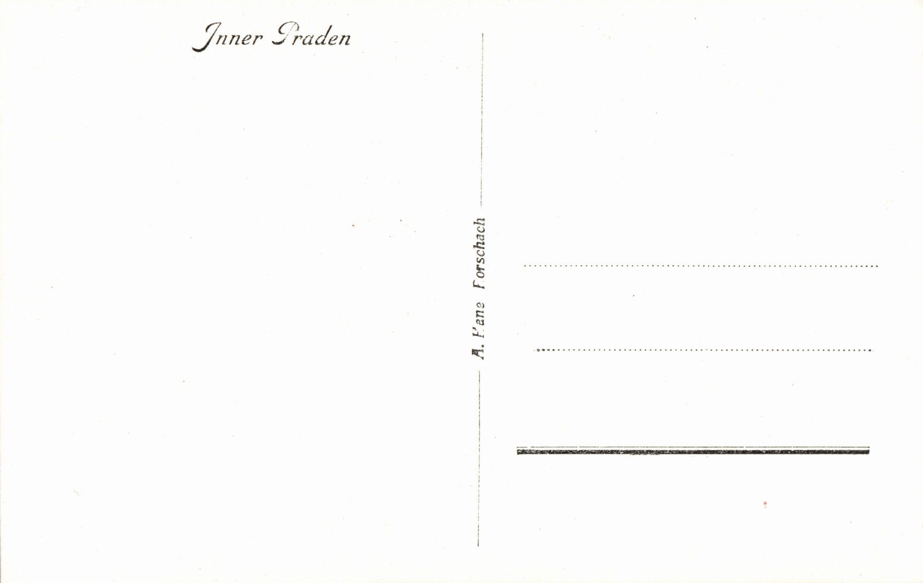 Cartoline postali: Alte AK:  Dorf Inner Praden GR, ca. 1940, TOP – Nuovo (secondo la descrizione) da Zürich venduto da 1.Simon 1