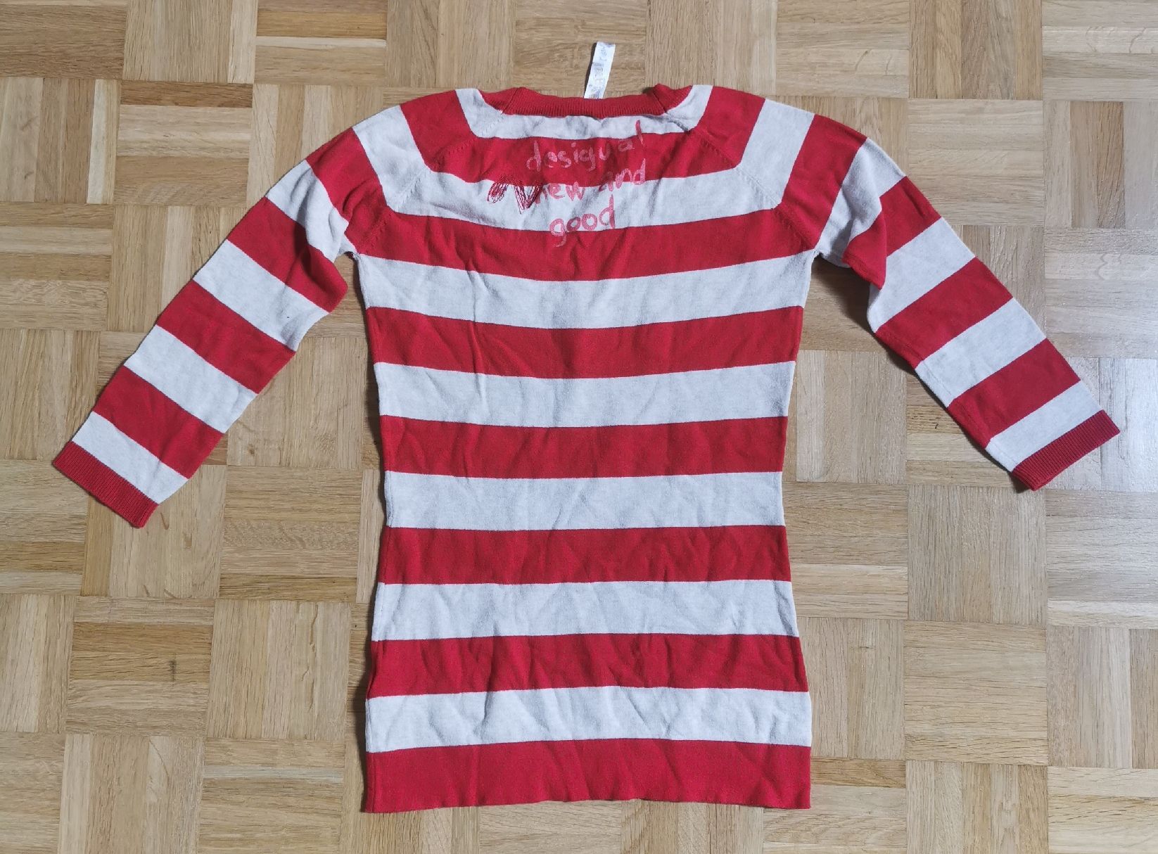 Desigual Maglioni & Felpe: Desigual Damenpulli rot/weiss gestreift Gr. S – Nuovo (secondo la descrizione) da Fislisbach venduto da mojar 1