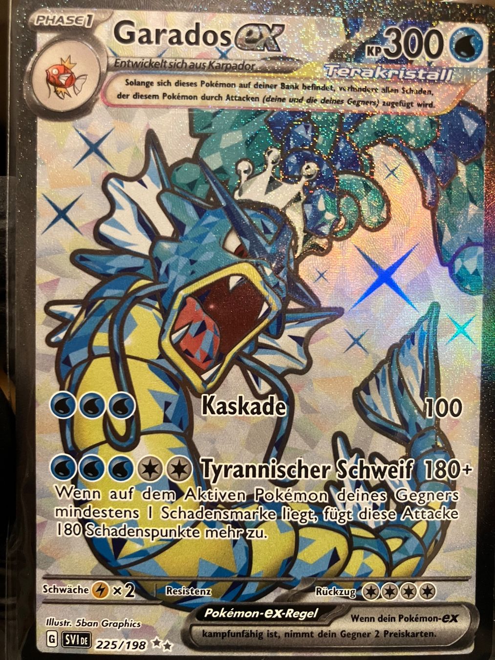 Pokémon Carte collezionabili: Garados ex 225/198 – Usato da Baar venduto da Elmo43