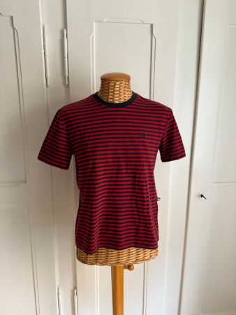 CARHARTT - T-Shirt rot-schwarz gestreift XS