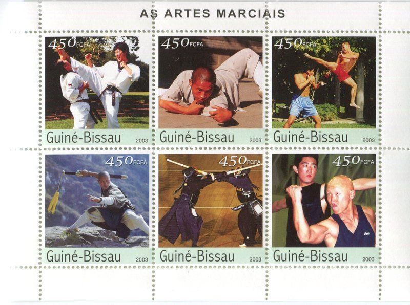 Tous les timbres: Block "Kampfsport" Guinea-Bissau – Neuf avec emballage d'origine à Basel par Butsch5