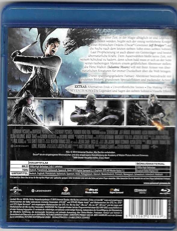 Tous les DVDs: Seventh Son - Blu-ray Film – D'occasion à Dörflingen par Super-Bob 1
