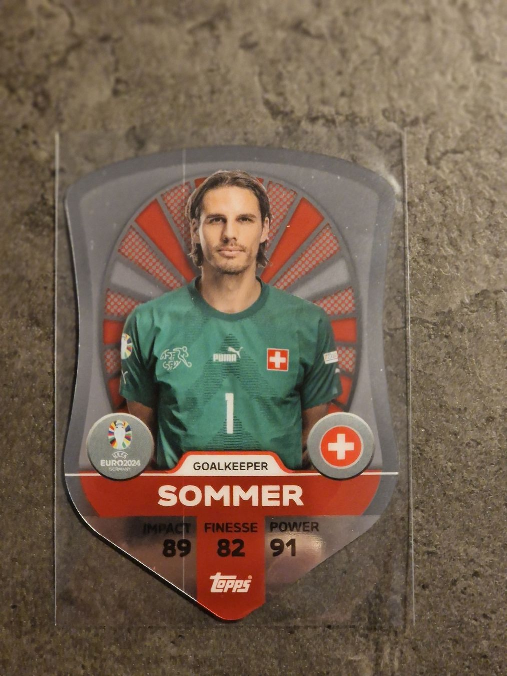 Topps Carte collezionabili: Euro 2024 Yann Sommer Chrome Shields – Nuovo (secondo la descrizione) da Seon venduto da Passion4SoccerCards
