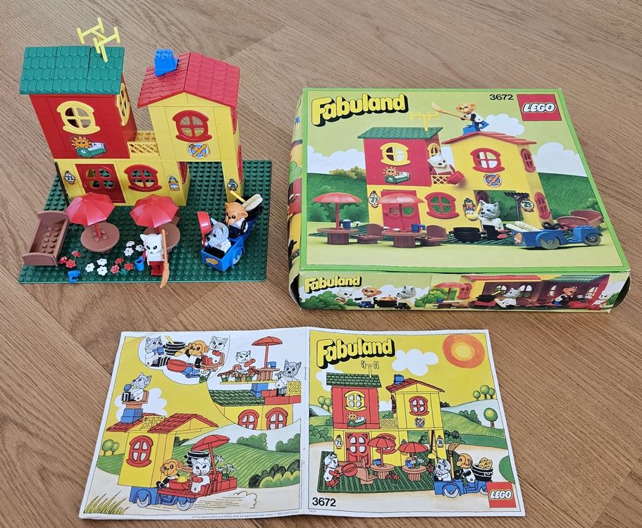 Instructions Fabuland 3672 Lego Fabuland 3672 Motel (1982