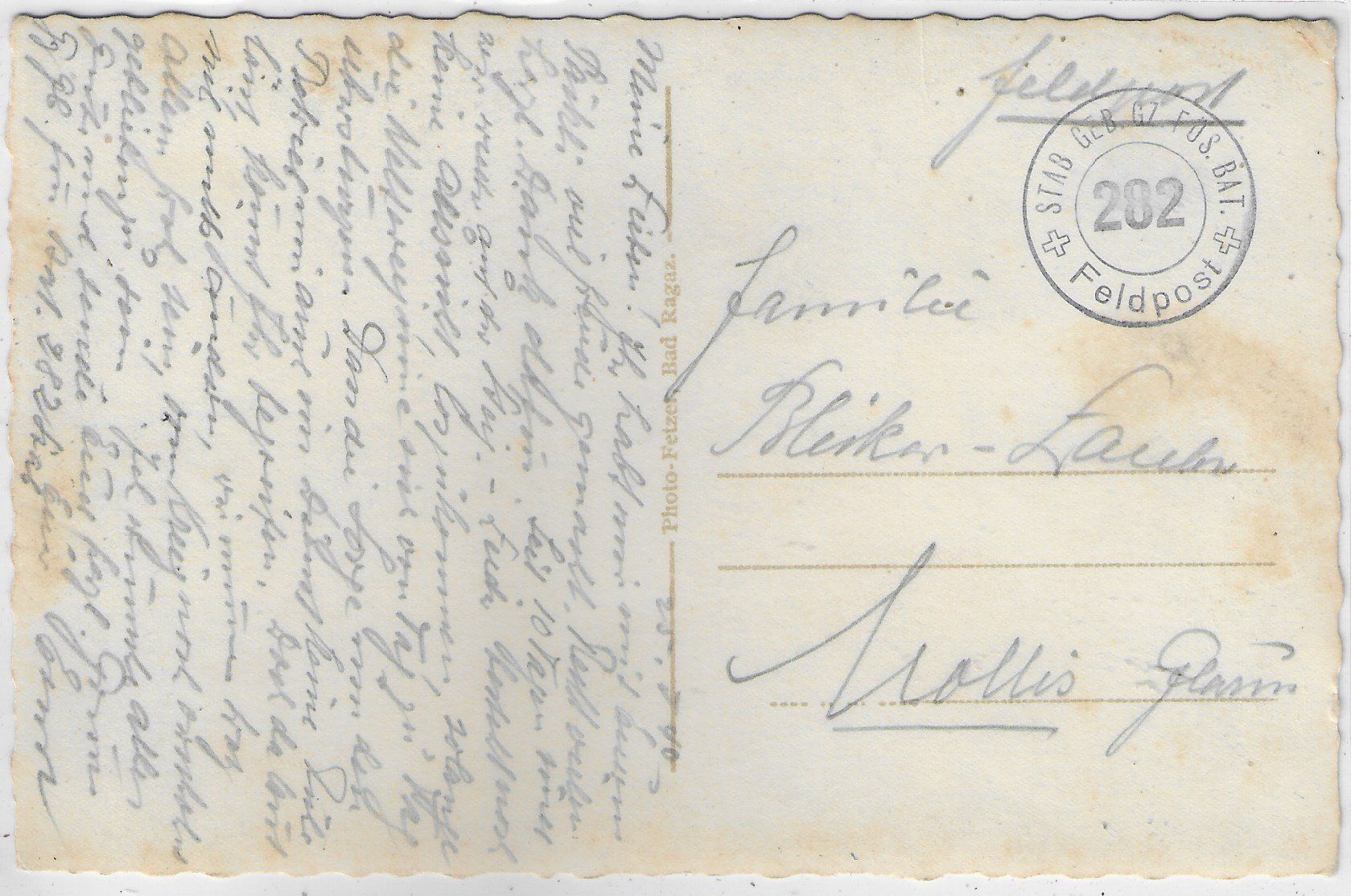 Cartoline postali: Maienfeld mit Falknis – Usato da Ettingen venduto da Kartenplanet 1