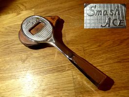 Flaschenöffner Smash ACE Tennisschläger 1970s