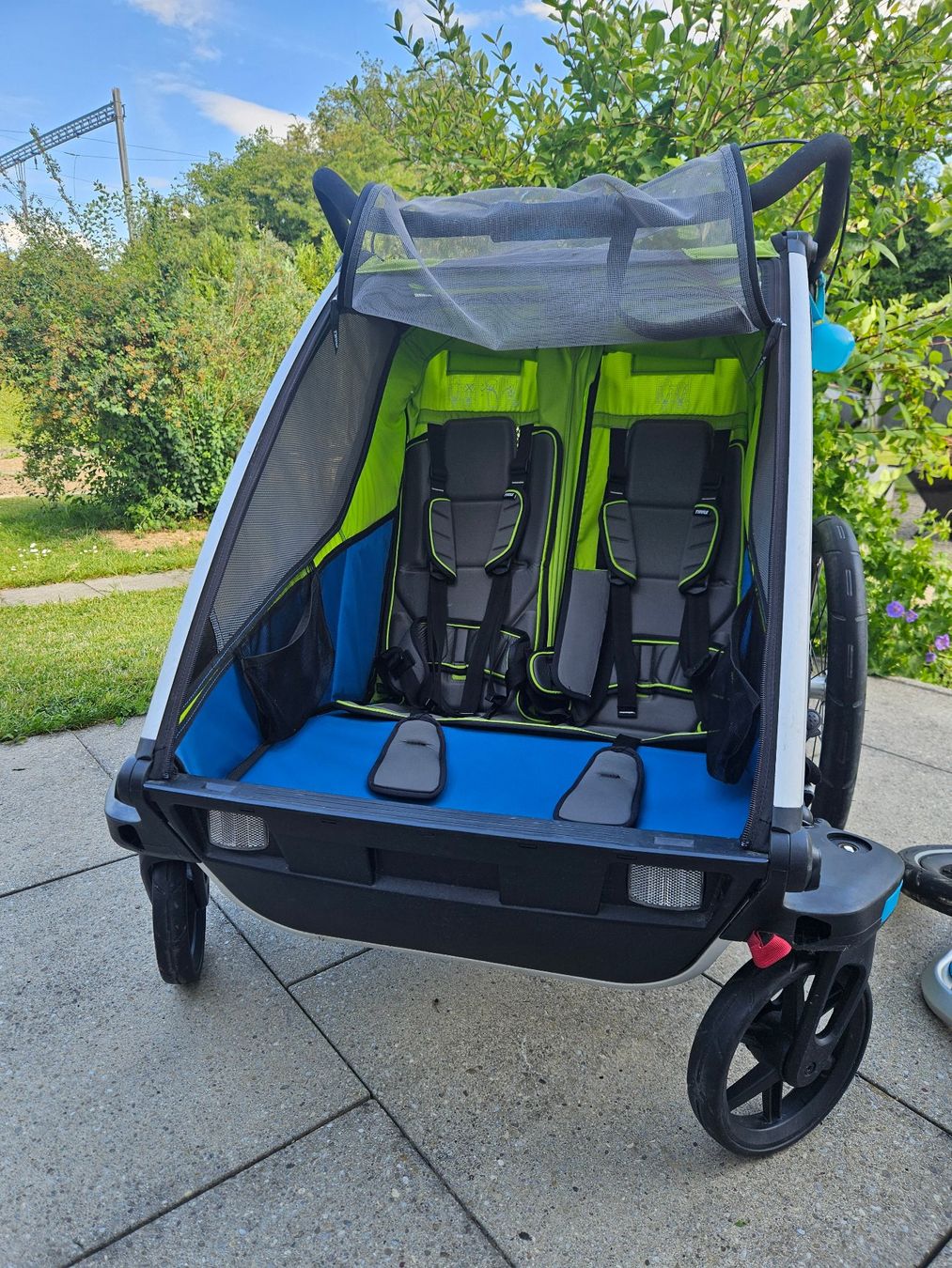 Thule Rimorchi: Thule Chariot Sport2 Double inkl. All-Terrain-Kit – Usato da Hettlingen venduto da diablo5mt 4