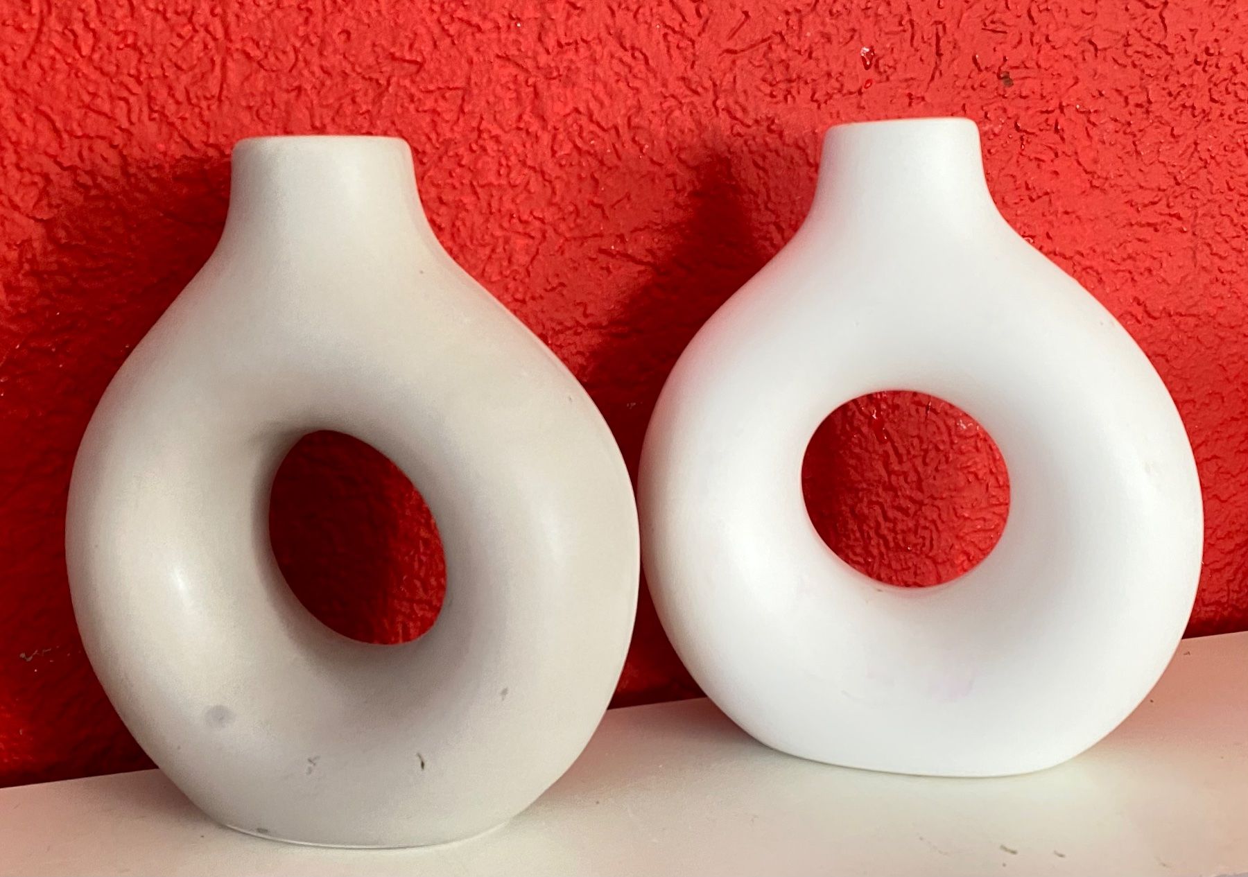 Vasi & Recipienti: 2er Set Design Vasen, Keramik, Weiss,Grau,Modern Style – Nuovo e nell'imballaggio originale da Zäziwil venduto da Emlea 4