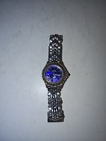 Damenuhr von Fossil mit blauem Zifferblatt. (nov647)