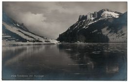 Seealpsee gefroren, mit Alpsiegel um 1910-15