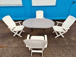 Campingset / Gartenset - Stühle & Tisch
