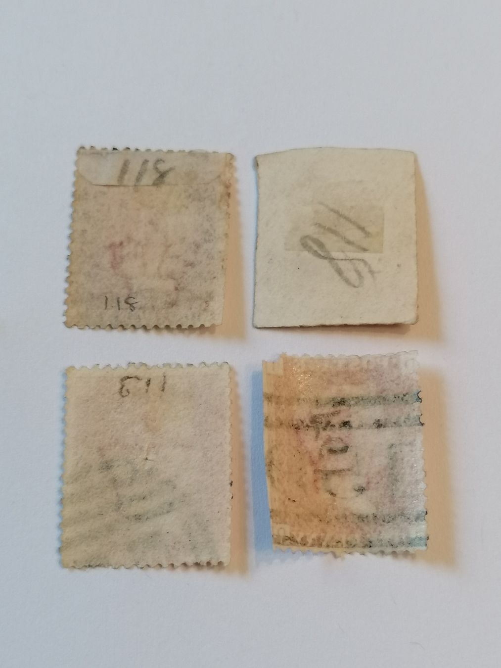 Tutti i francobolli: 4mal One Penny red 1856-81  – Usato da Happerswil venduto da tschergi 1