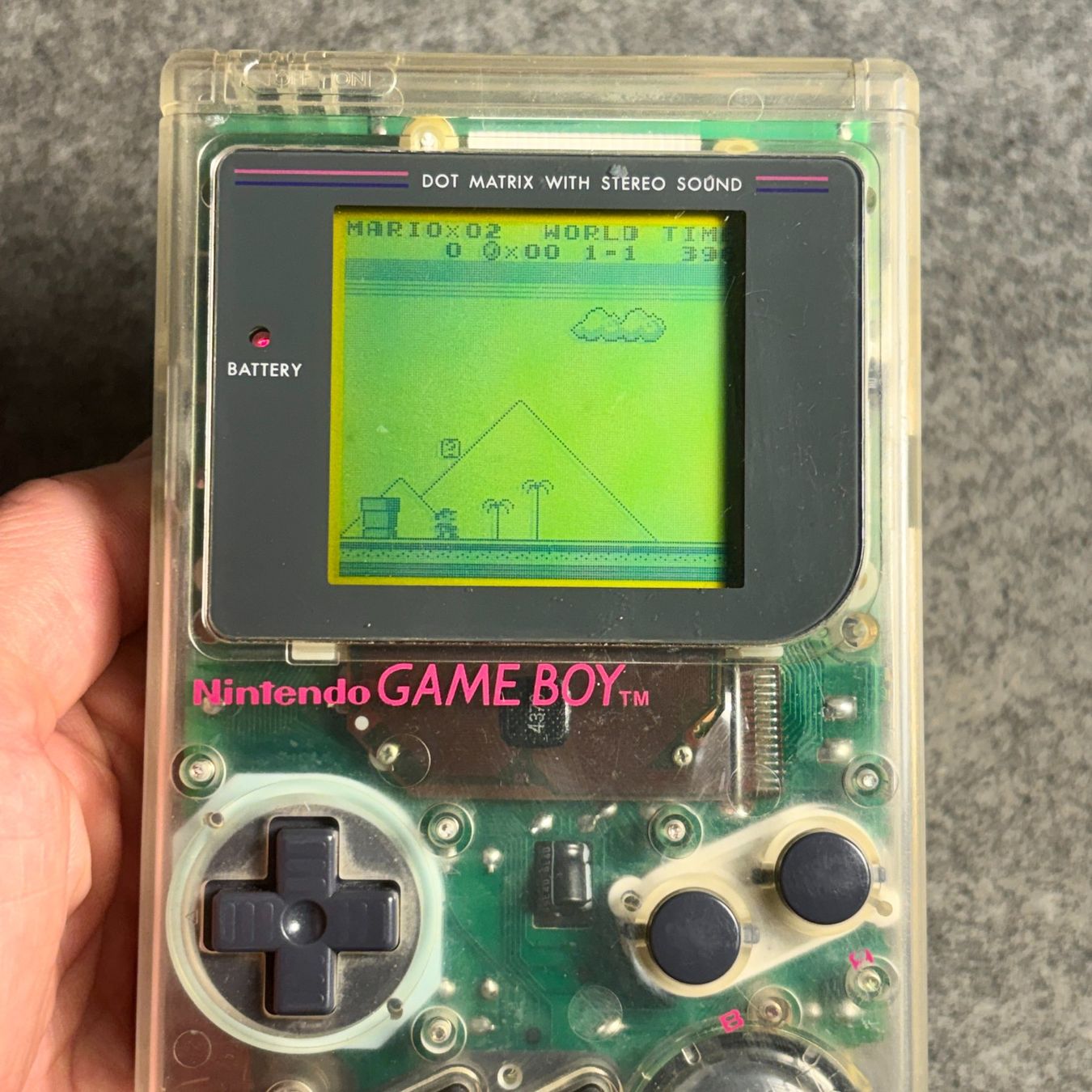 Nintendo Console: Gameboy Classic Transparent Konsole + Super Mario Land – Usato da Mollis venduto da GamingCorner 5