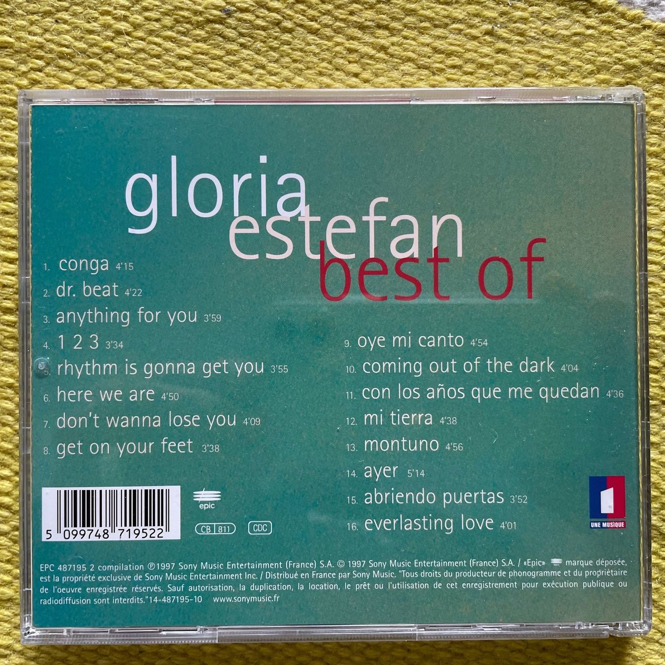 CDs: GLORIA ESTEFAN-BEST OF – Gebraucht aus Rorschacherberg von CD-Roli 1