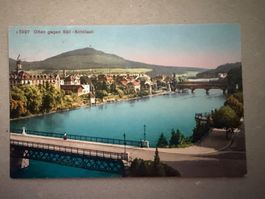 OLTEN  - gegen Säli-Schlössli - Ansichtskarte