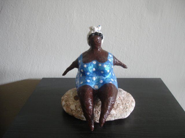 Sculture & Statue: Papiermache Skulptur Nr. 10 – Nuovo (secondo la descrizione) da Beatenberg venduto da nonnkari 1