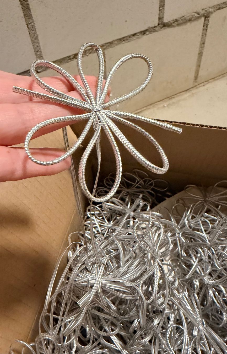Alle Dekorationen: Deko Blumen silbrig, zum Basteln – Neu (gemäss Beschreibung) aus Kirchberg BE von Entchen