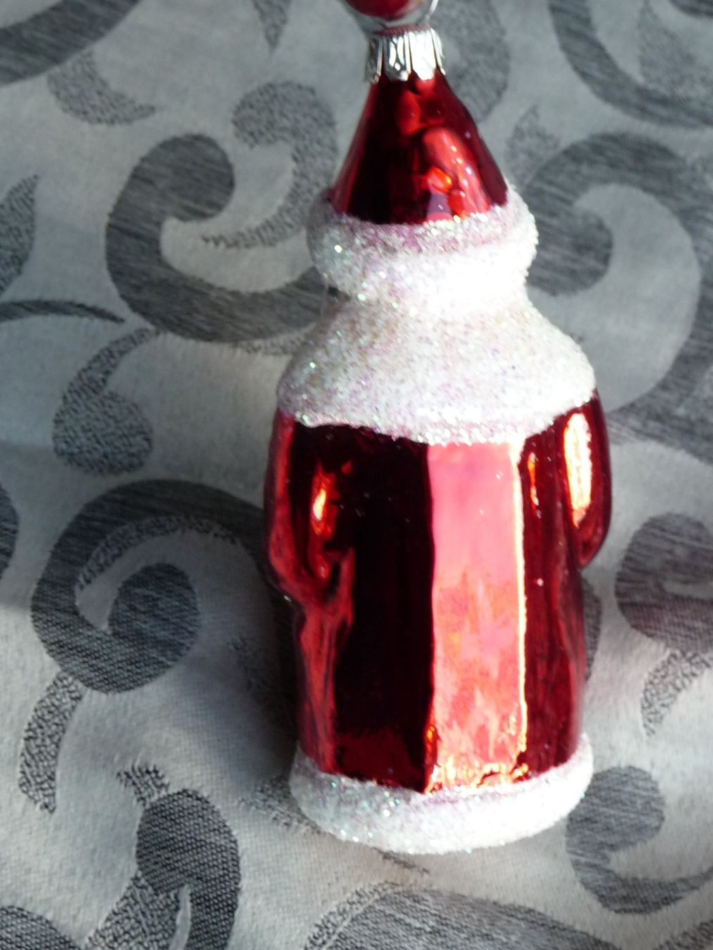 Tutte le decorazioni: Weihnachtsmann mit Puppe Christbaumschmuck – Nuovo e nell'imballaggio originale da Alpnach Dorf venduto da marvo 5