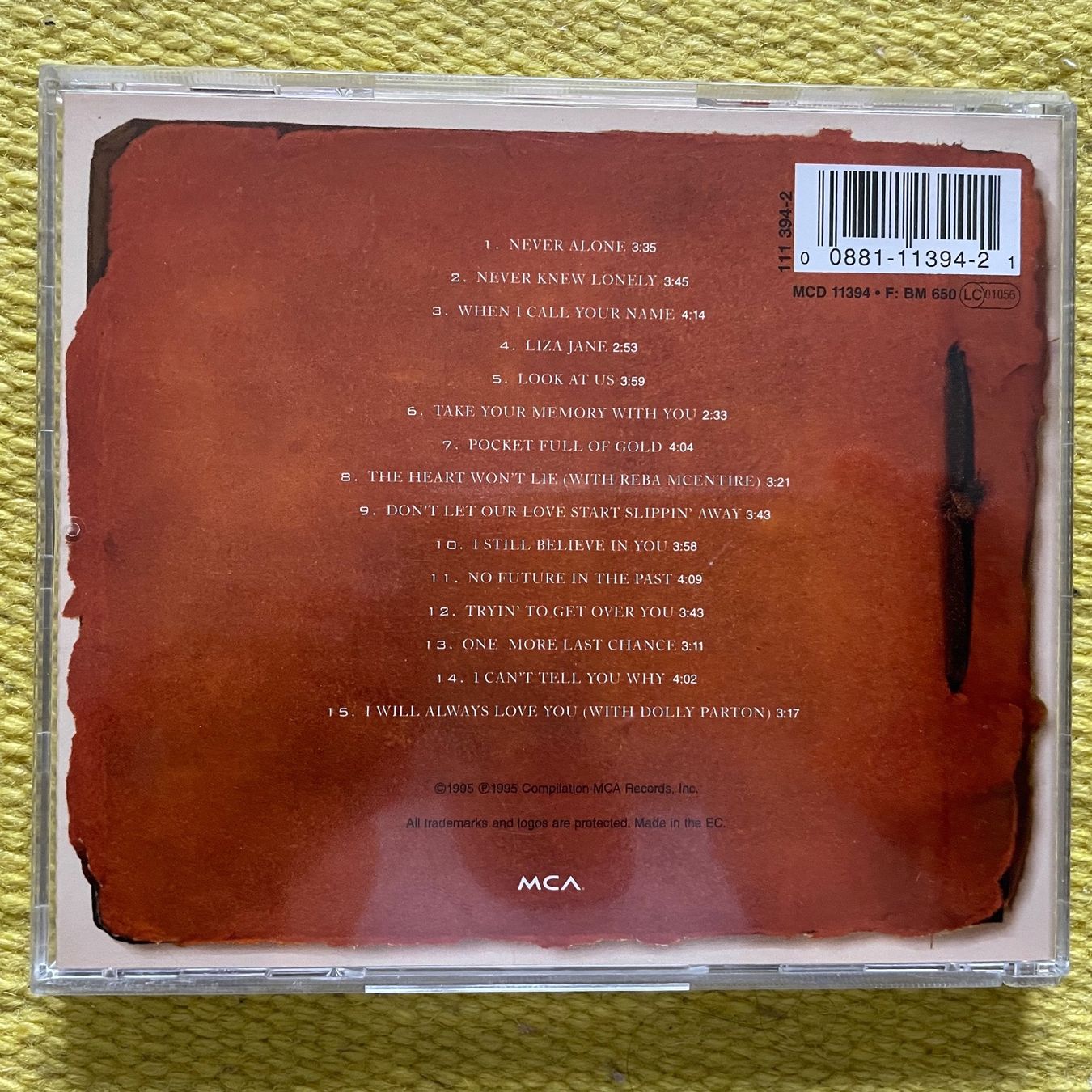CDs: VINCE GILL-SOUVENIRS – Gebraucht aus Rorschacherberg von CD-Roli 1