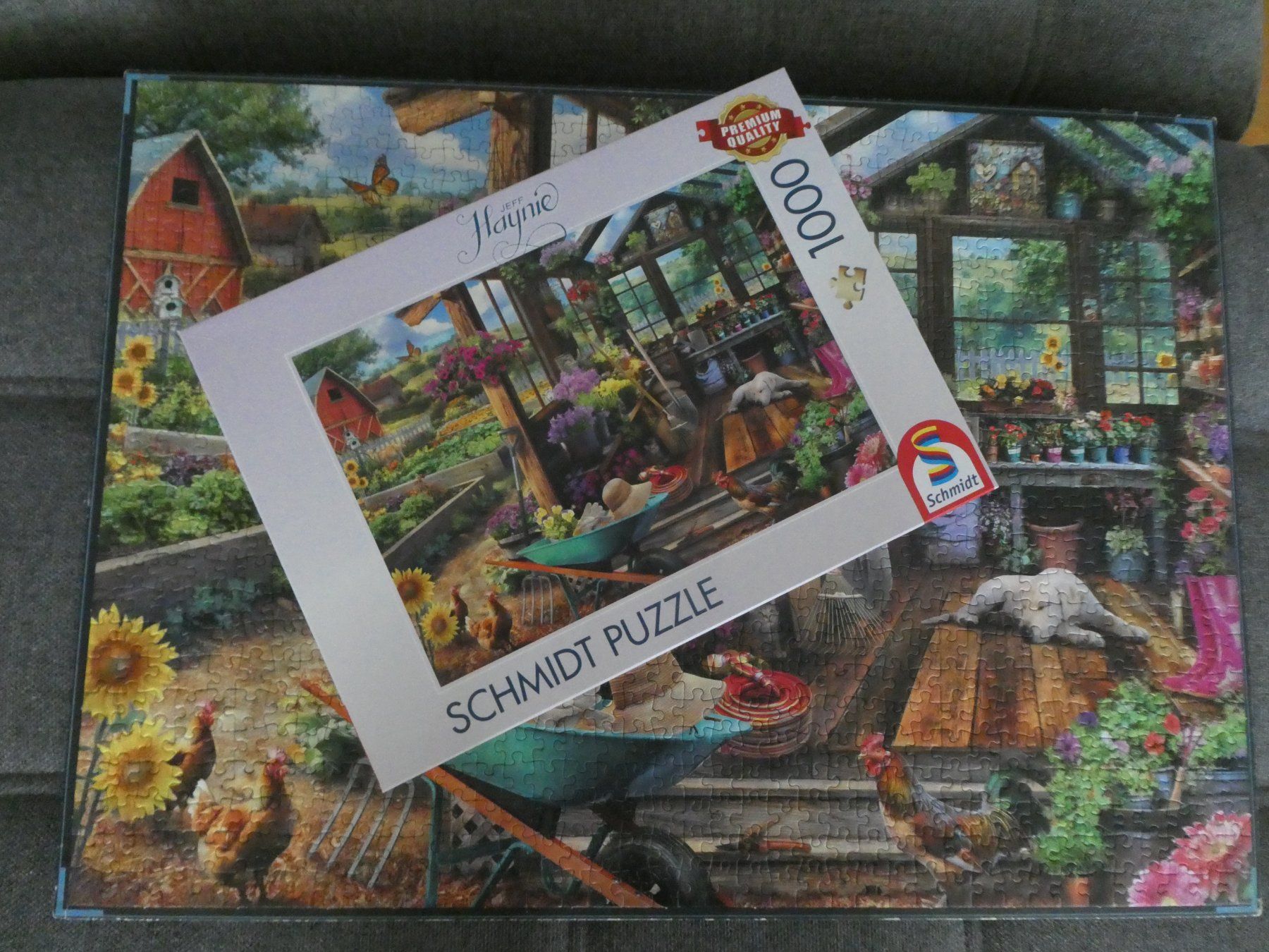 Puzzles: Gartenhaus Schmidt-Puzzle 1'000 Teile – Neu (gemäss Beschreibung) aus Steinhausen von Aktion 2