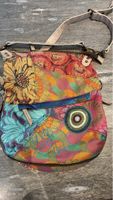 Desigual Schultertasche/Handtasche, bunt gemustert