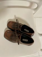 Miu Miu Leather Loafers, T 37, Brown