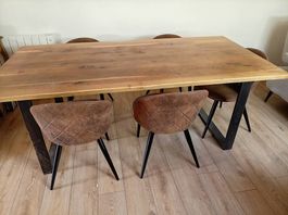 Table 200*100 en chêne Massif