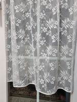 Vorhang  100 x 100 cm weiss mit Gleiter