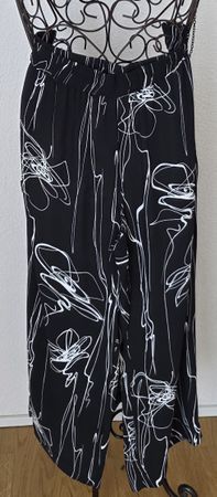 Hosen Rock,schwarz/weiss,Gr.XXL