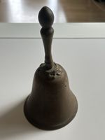 Klingel Messing alt Dekoration Handglocke (I30)