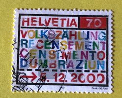 Nr.1005 GESTEMPELT Volkszählung 2000  Siehe Original Fotos.