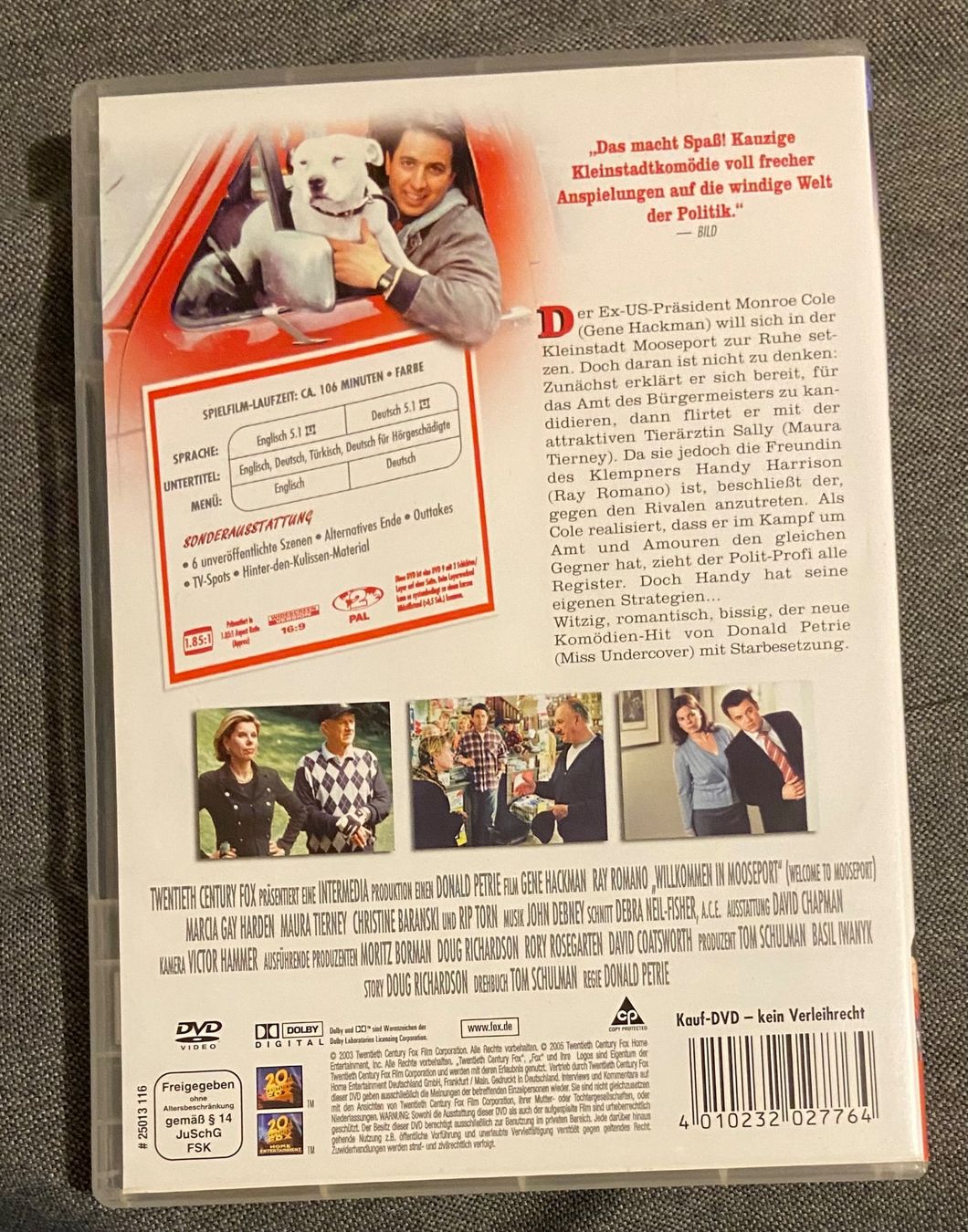 Tutti i DVDs: DVD - Willkommen in Mooseport • Gene Hackman – Usato da Luzern venduto da Lycka 1