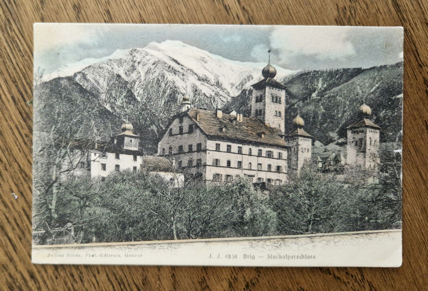 Ansichtskarten: Stockalperpalast Brig 1906 – Gebraucht aus Ebikon von Donar50