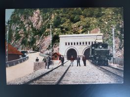 Simplontunne a l Iselle Zug Lokomotive alt ungelaufen