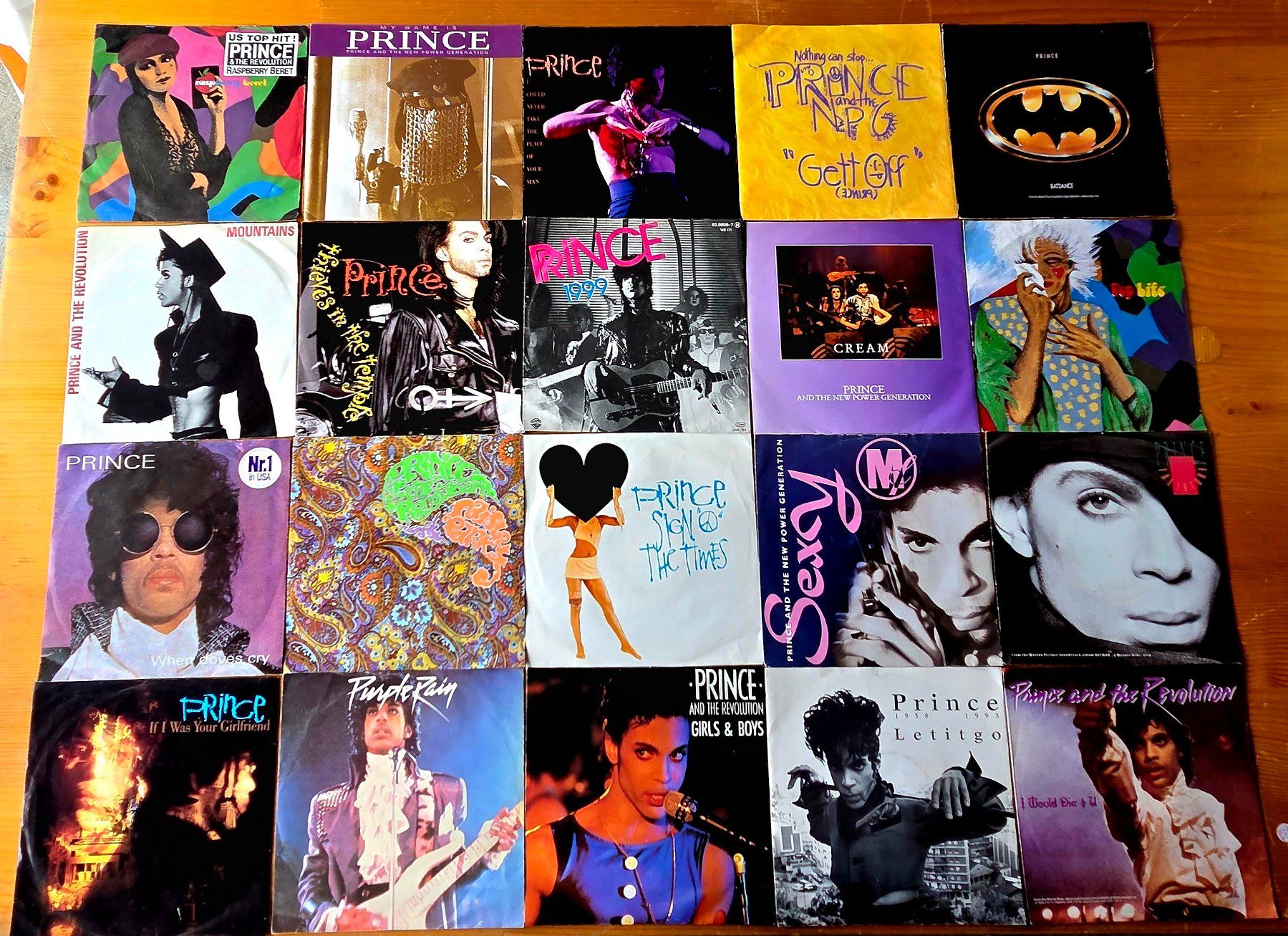 Schallplatten: 20 x PRINCE SINGLES, TOP! – Gebraucht aus Kreuzlingen von Cdschlumpf