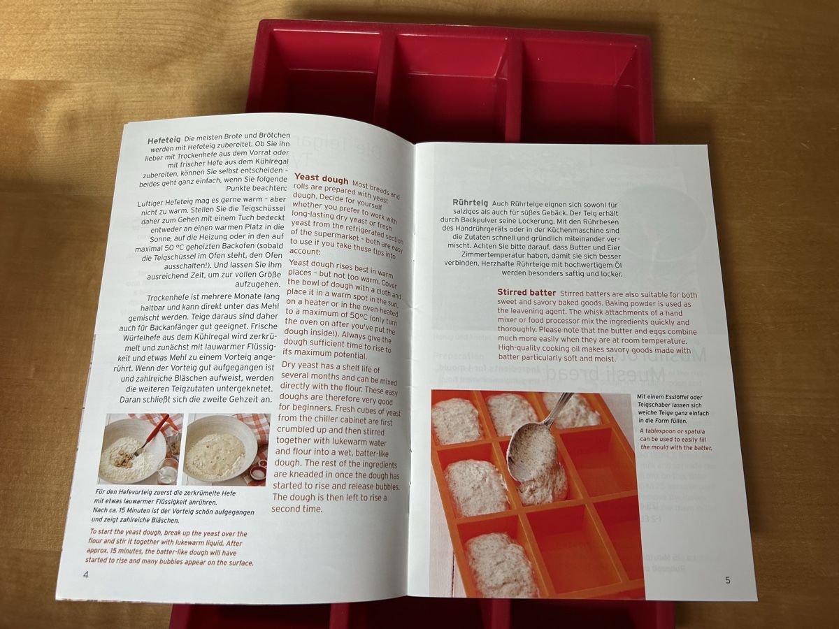 Tchibo Backformen: Tchibo Silikonform - Mini-Brote & Brötchen - mit Rezepten – Gebraucht aus Riniken von KreativImKopf 2