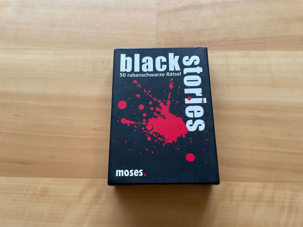 Spiel Black Stories 50 Rabenschwarze Rätsel | Kaufen auf Ricardo