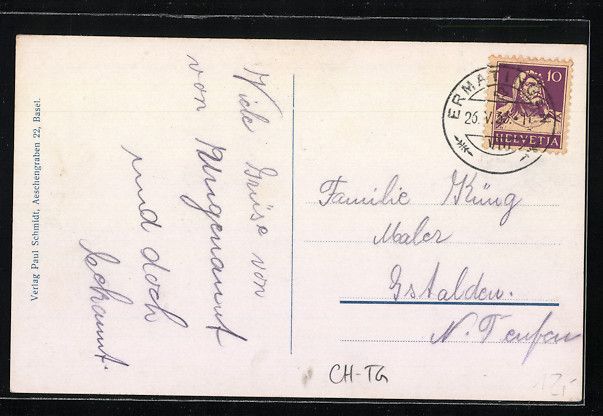 Cartes postales: Ermatingen, Hauptstrasse mit Hotel Adler – D'occasion à Berlin par bartko-reher 1