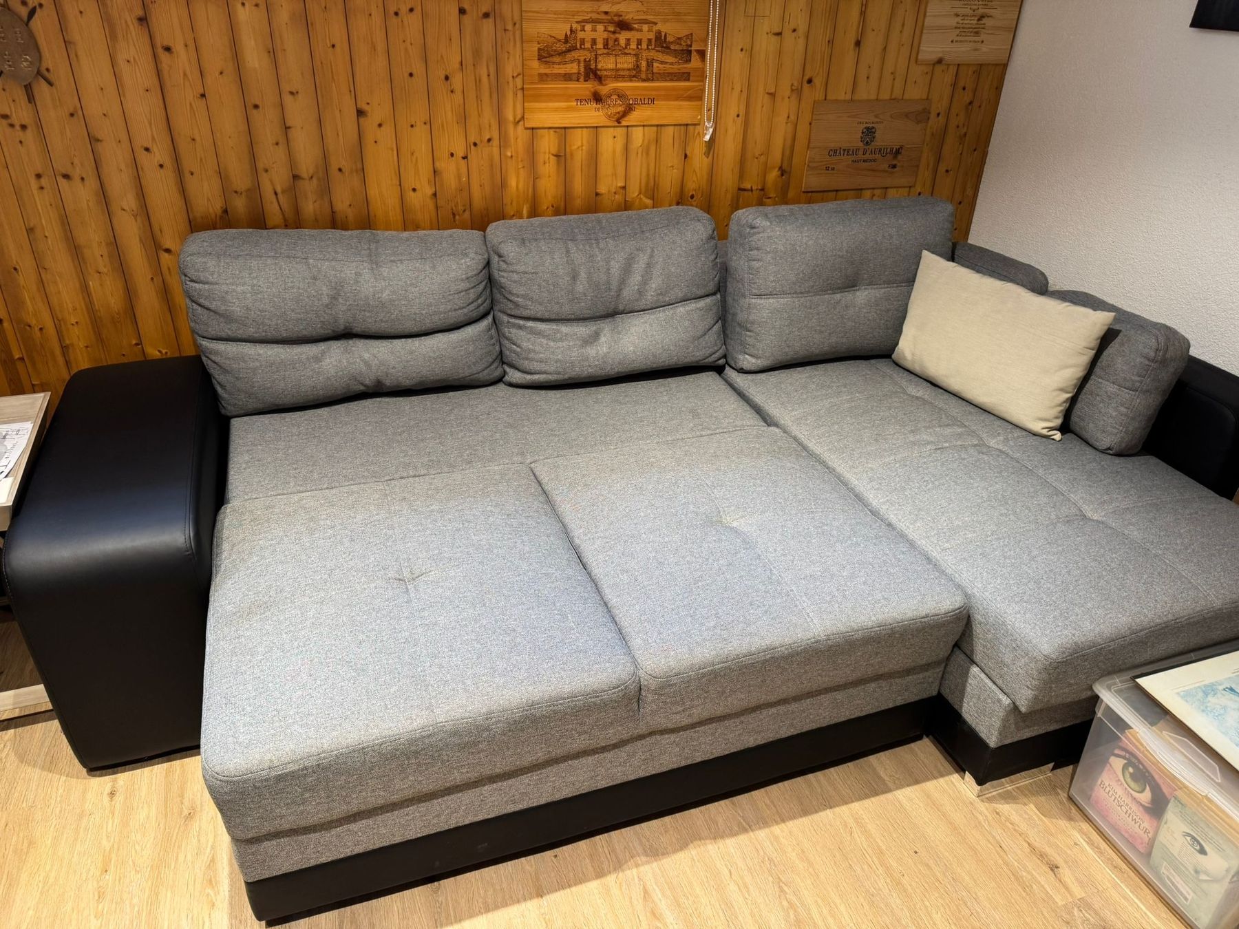 Conforama Divani: Schlafsofa in schwarz-grau – Nuovo (secondo la descrizione) da Embrach venduto da giules_95 1