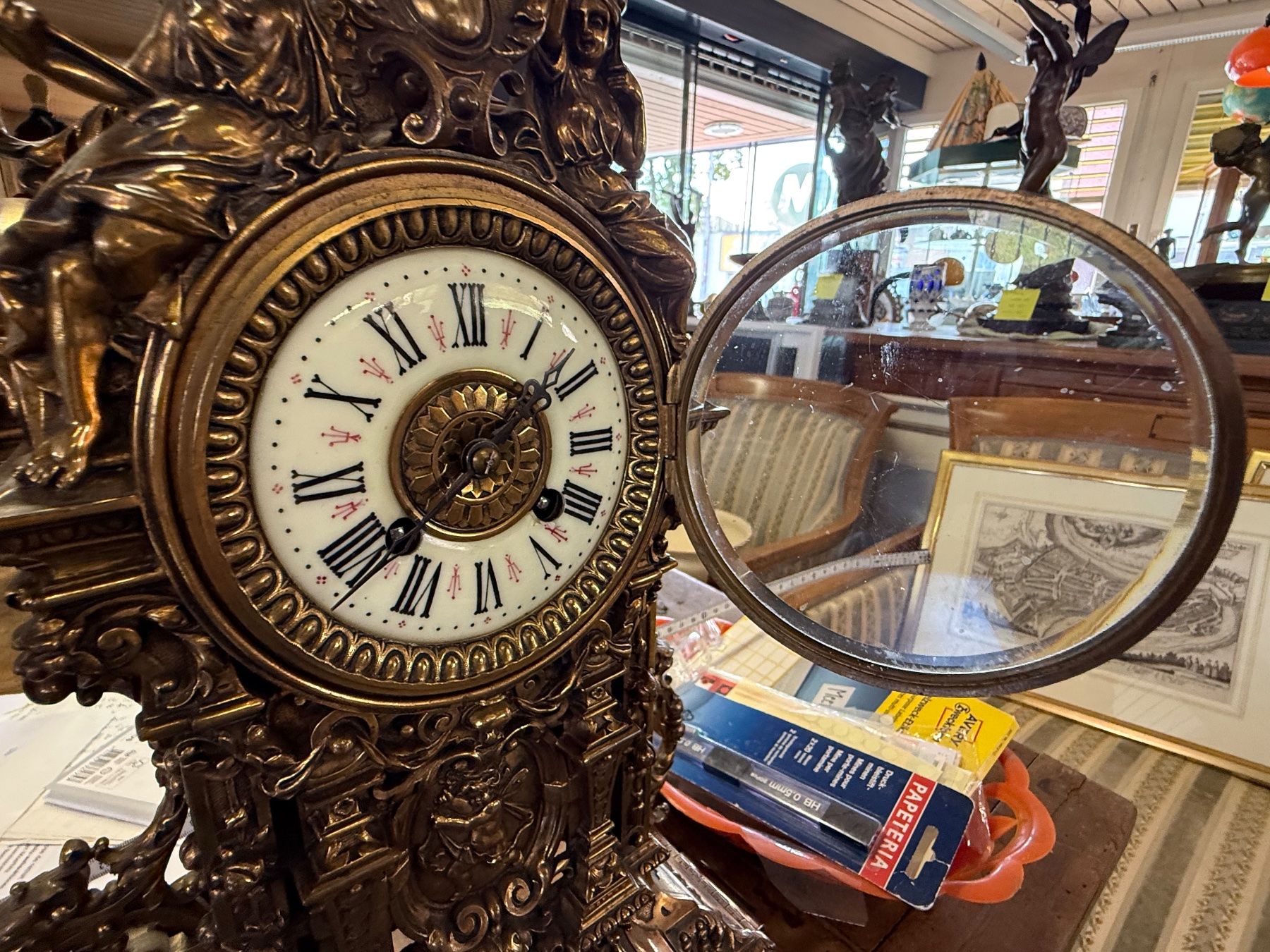 Orologi da terra & Orologi da parete: Antike Pendule Tischuhr Ormolu aus Räumung – Usato da Bern venduto da Jwpm66 7