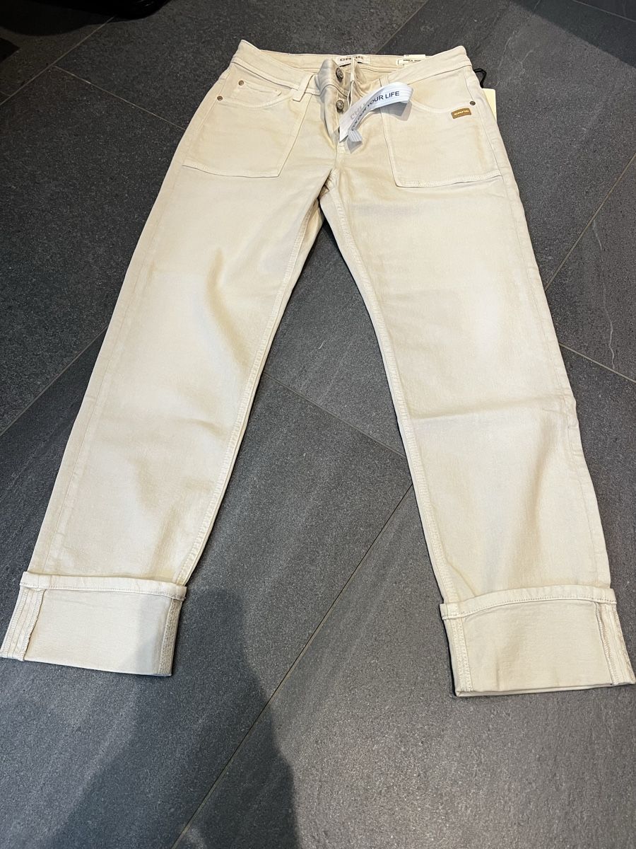 Gang Jeans: Gang Damen Jeans, hell beige – Nuovo e nell'imballaggio originale da Rickenbach Sulz venduto da bri_wbh7