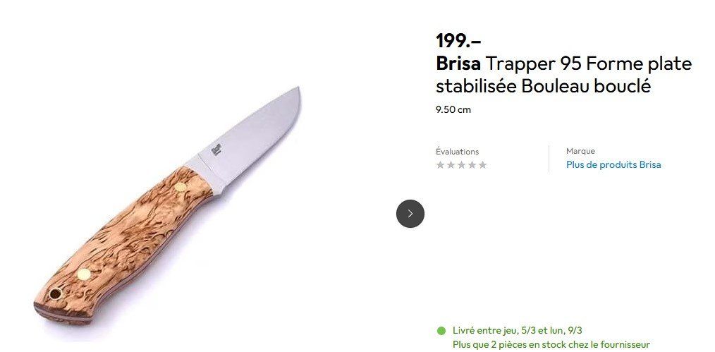Accessori: Brisa Trapper 95 Forme plate – Usato da La Chaux-de-Fonds venduto da Cokecollection 5