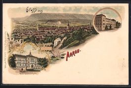 Litho Aarau, Neue Kaserne, Neue Kantonsc