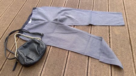 Pantalon à motifs OVS, taille M (83cm) élastique