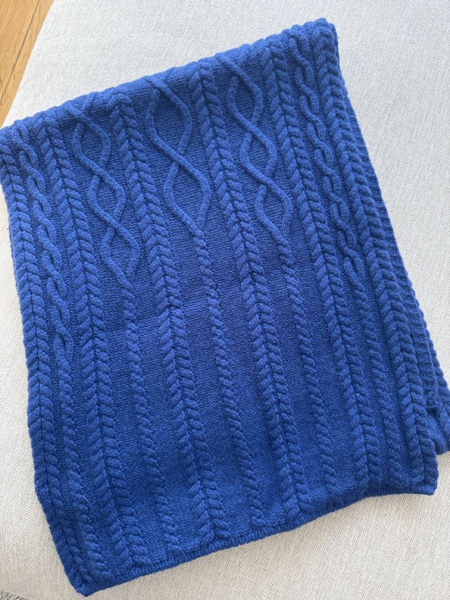 Max Mara Foulard & Sciarpe: Écharpe Weekend MaxMara bleu cobalt, chaude et douce! – Nuovo (secondo la descrizione) da Les Acacias venduto da Janar 3
