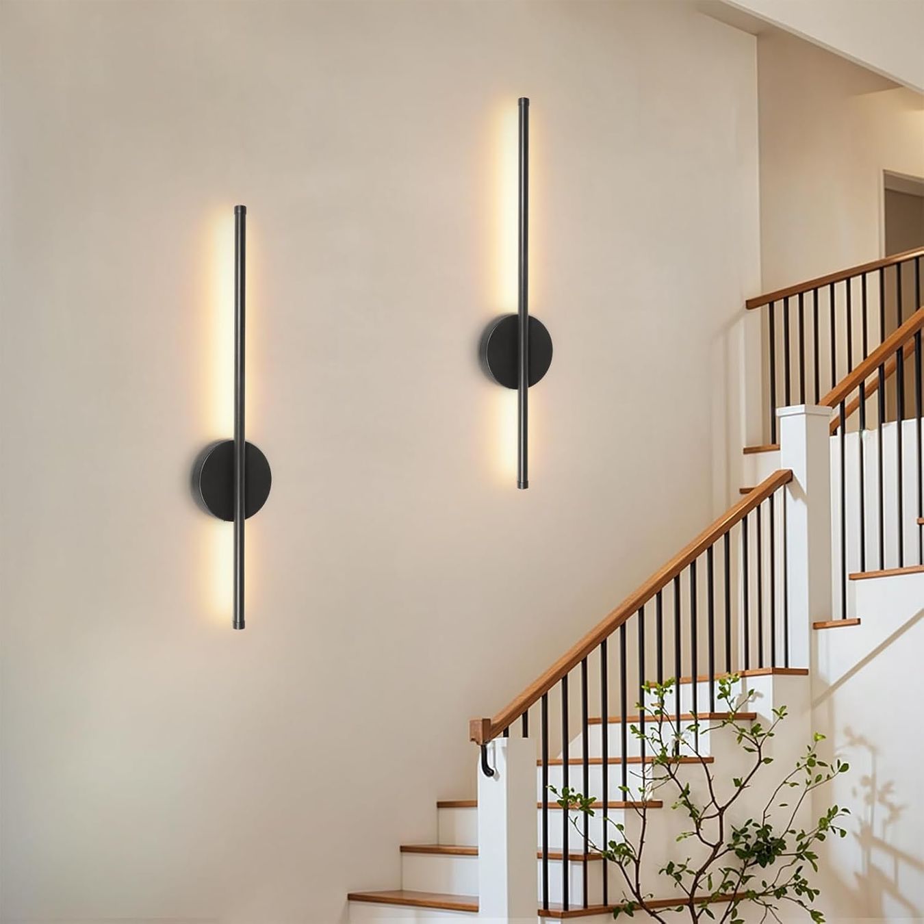 Lampen: LED Wandlampe Akku 2er Set dimmbar schwarz – Neu und originalverpackt aus Dietikon von Abverkauf10 7