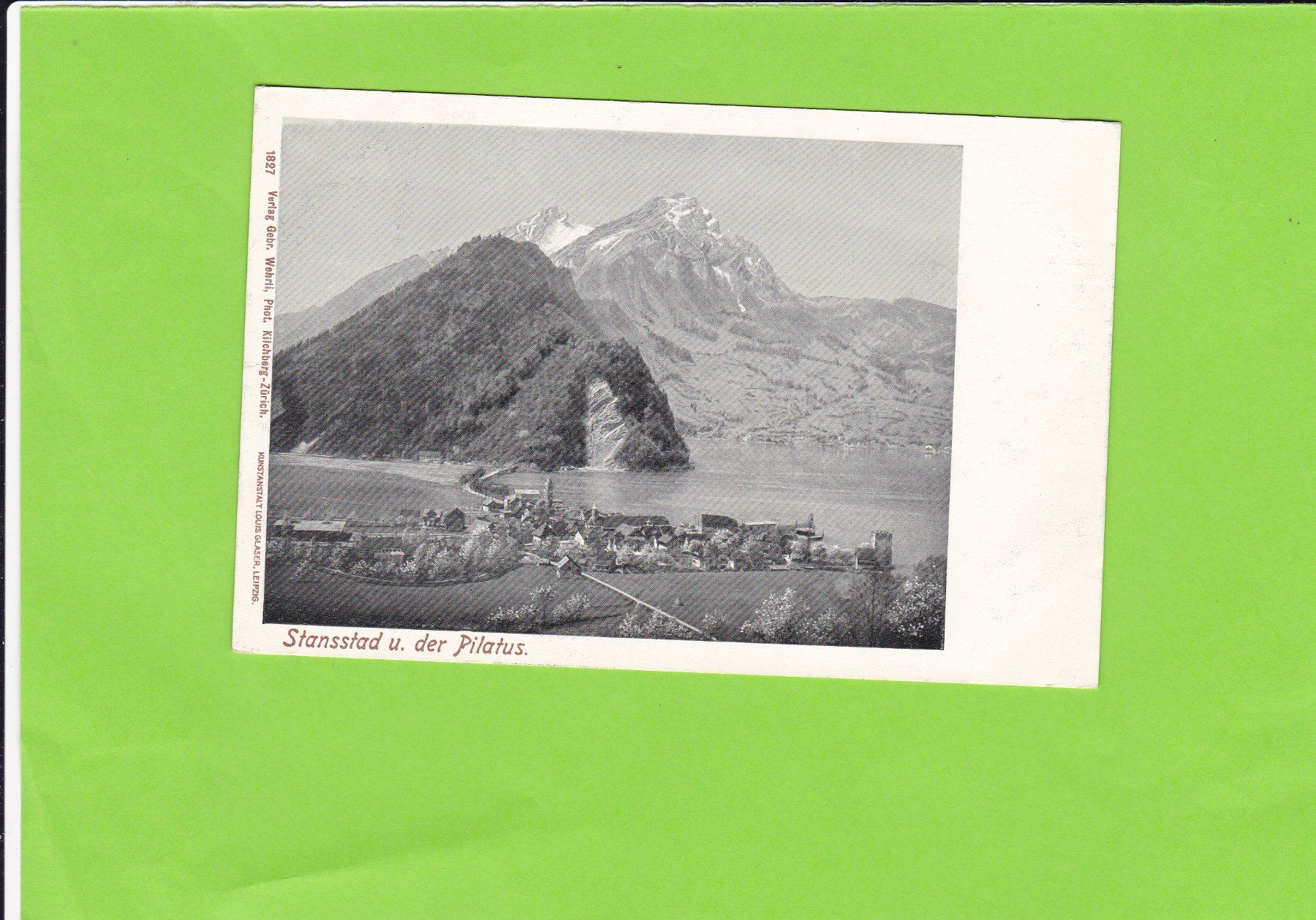 Cartoline postali: Stansstad und der Pilatus – Usato da St. Peterzell venduto da neckertal