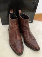 Bottines Cuir marron, taille 36 Bianco